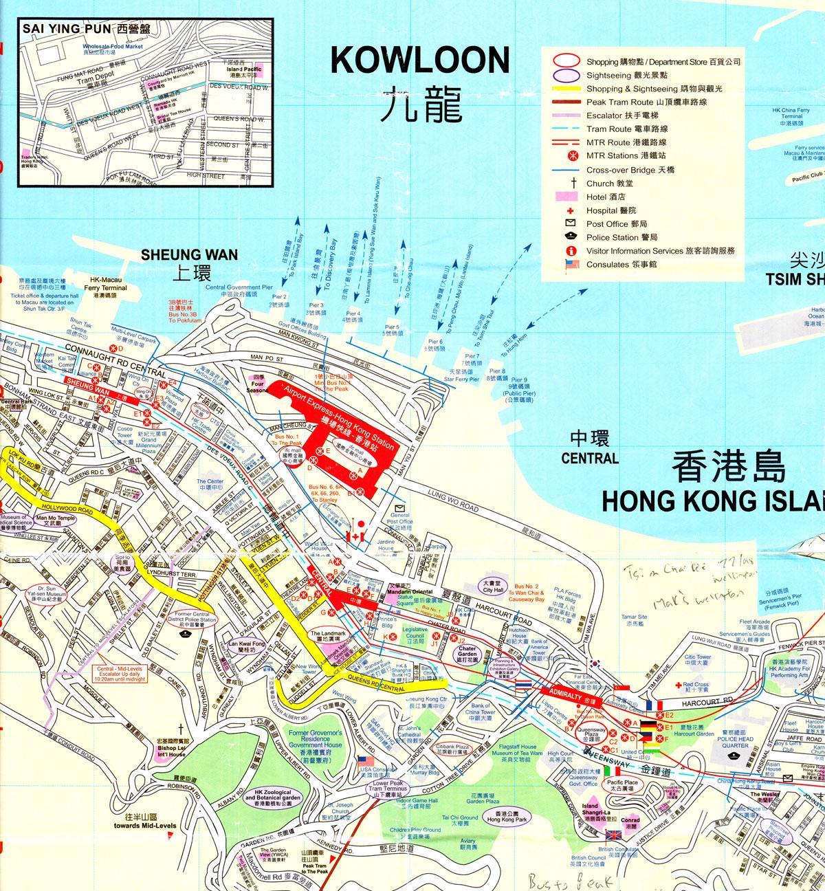 порт Хонг Конг газрын зураг