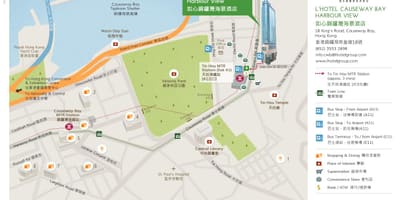 Хонг Конг-д causeway bay газрын зураг