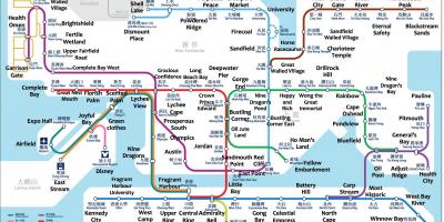 Хонг конг метроны газрын зураг