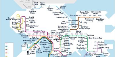 Hongkong метроны газрын зураг